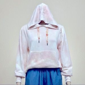 Loveshackfancy Tie-dye Puff Sleeve Hoodie